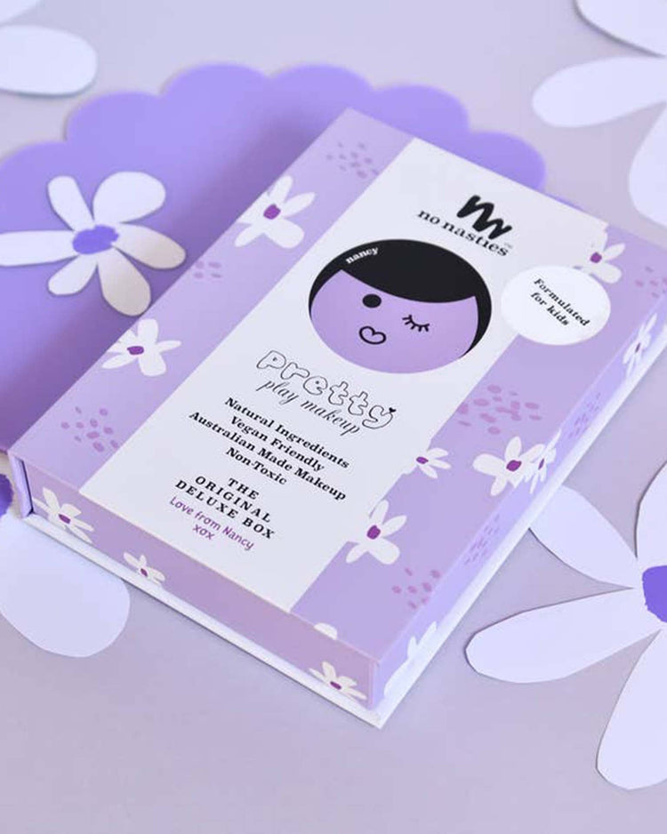 Little no nasties play nancy pressed powder purple makeup palette kit