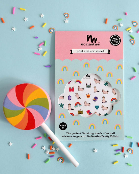 Little no nasties play unicorn nail stickers