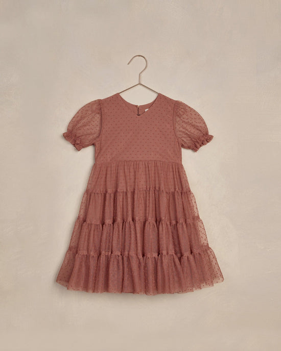 Little noralee kids dottie dress in poppy