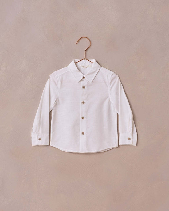 Little noralee kids harrison button down in white