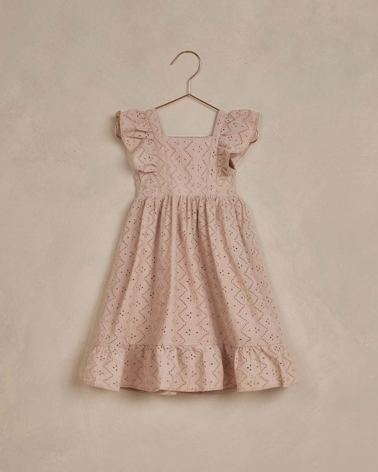 Little noralee kids lucy dress in rose