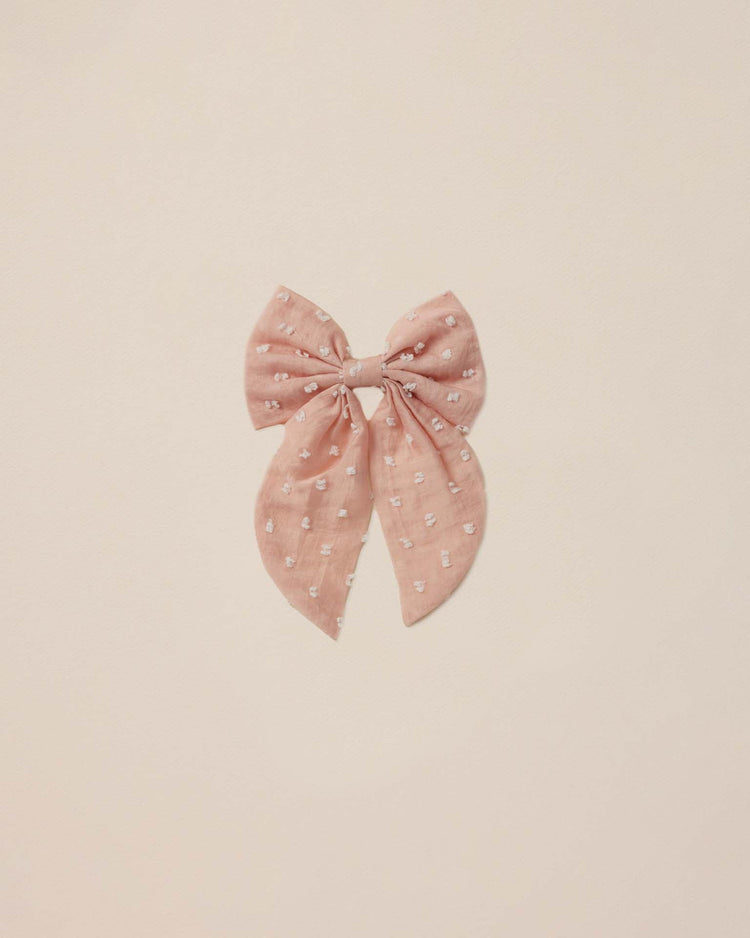 Little noralee accessories oversized bow in rose