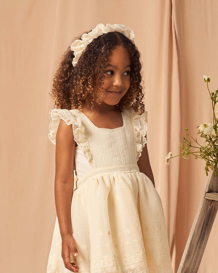 Little noralee kids provence dress in ivory