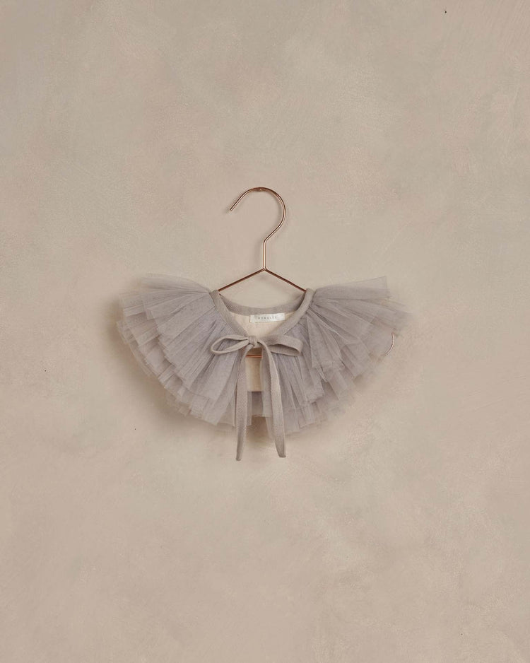 Little noralee accessories ruffle tulle collar in cloud