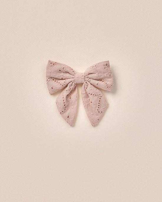 Little noralee accessories sailor bow in rose