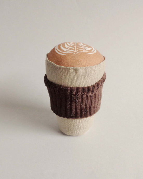 Little normadot play cappuccino cup soft toy