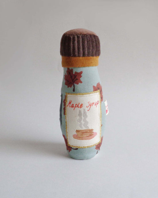 Little normadot play maple syrup bottle soft rattle