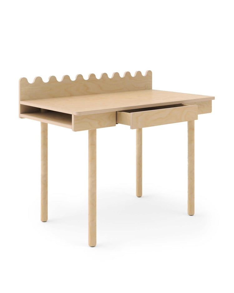 Little oeuf room moss desk in birch
