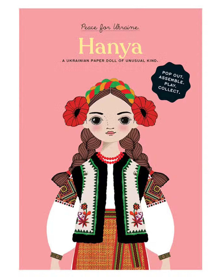 Little of unusual kind play Hanya paper doll