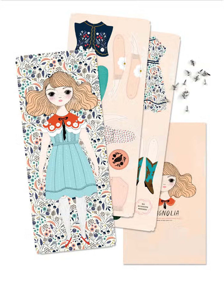 Little of unusual kind play magnolia paper doll kit