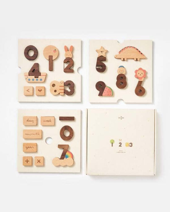 Little oioiooi play numbers play block set