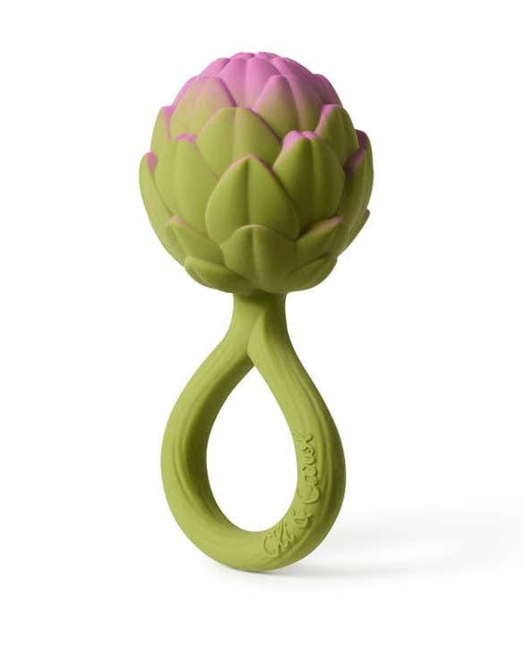 Little oli + carol baby accessories artichoke rattle toy