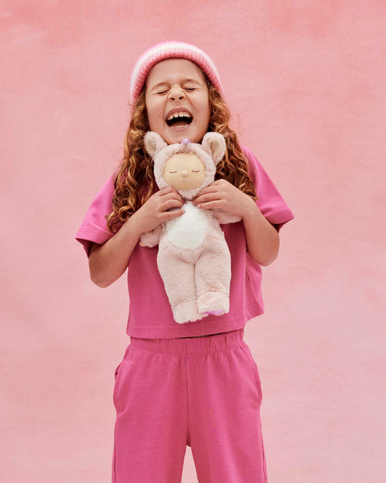 Little olli ella play cozy dinkum unicorn sugarpie pink