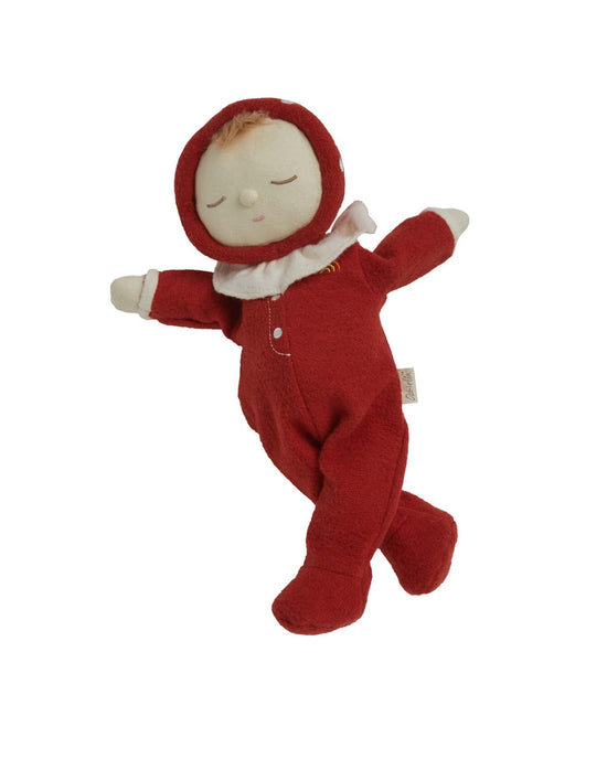 Little olli ella play dozy dinkum toadstool moppet in red