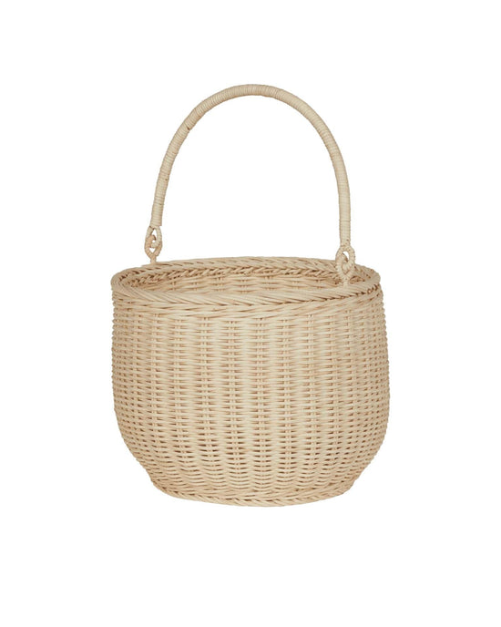 Little olli ella play gathering basket in straw