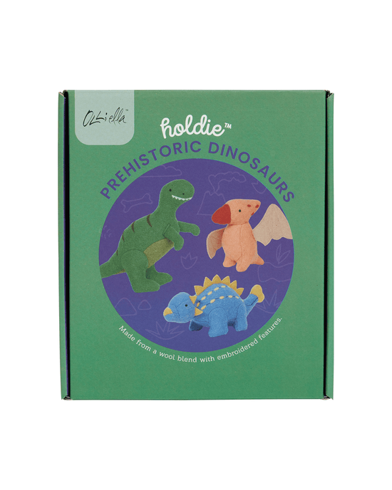 Little olli ella play holdie prehistoric animals