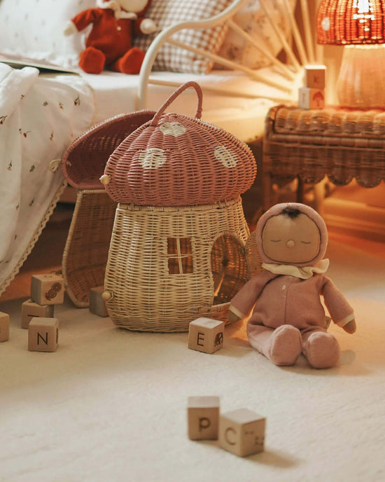 Little olli ella play mushroom doll house in musk