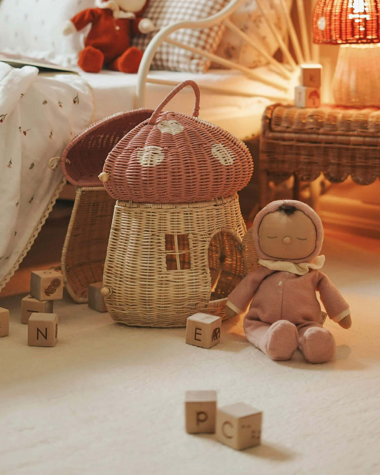 Little olli ella play mushroom doll house in musk