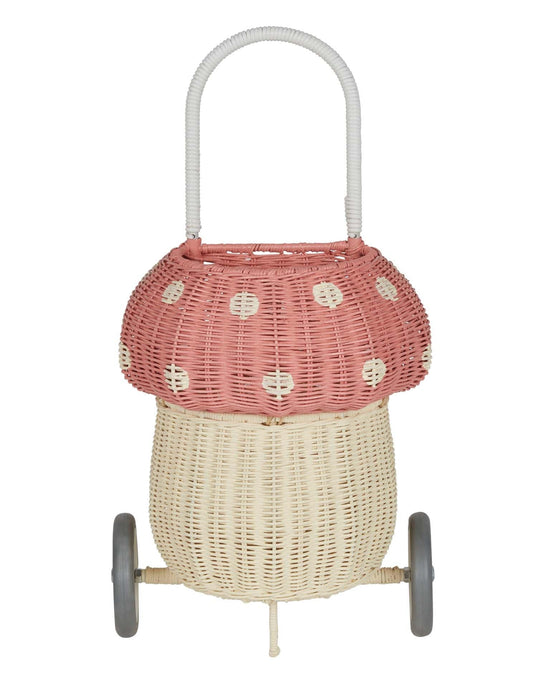 Little olli ella room rattan mushroom luggy in musk