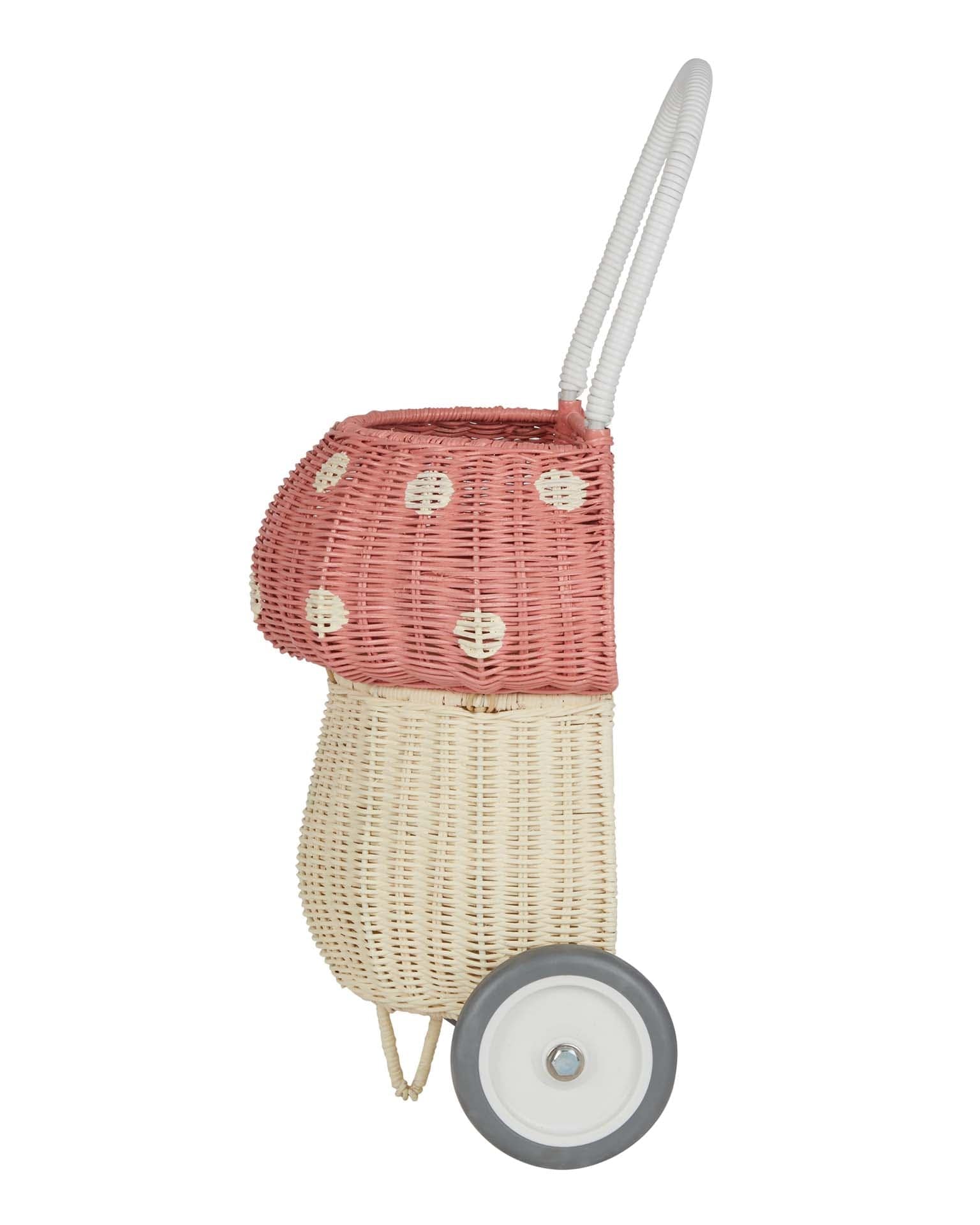 OLLI ELLA Rattan Mushroom Luggy - Musk OLLI ELLA Rattan Mushroom Luggy - Musk