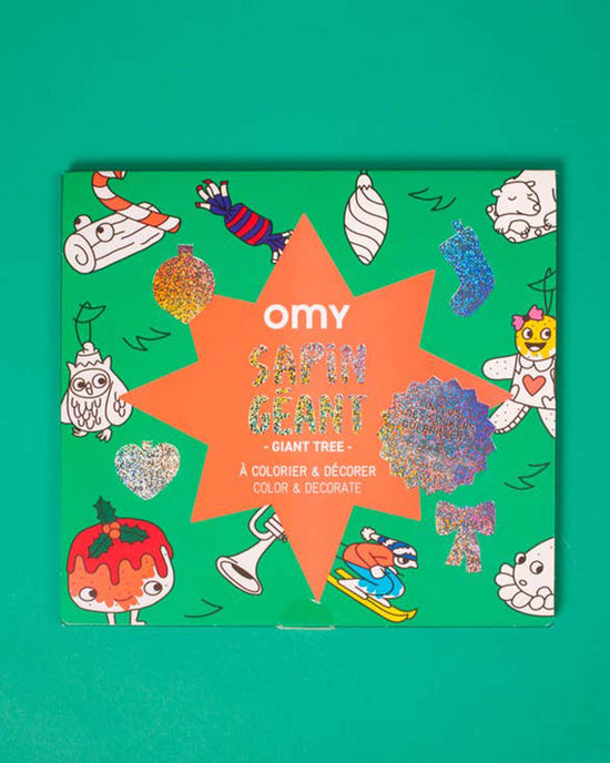 Little omy play christmas tree giant coloring poster