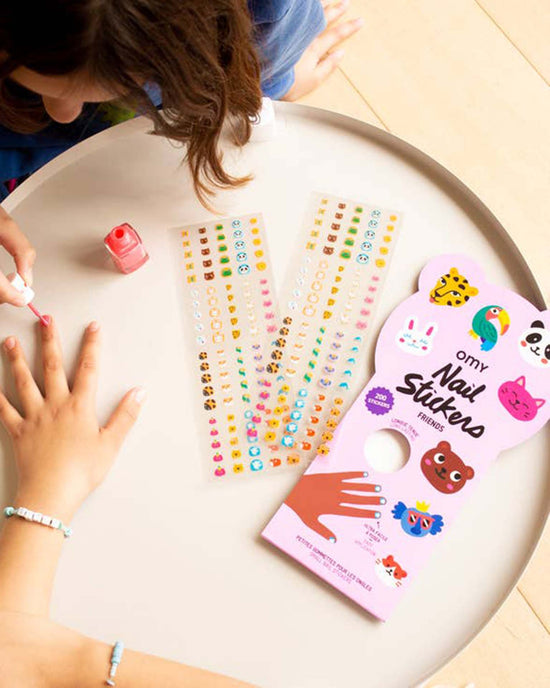 Little omy play friends nail stickers