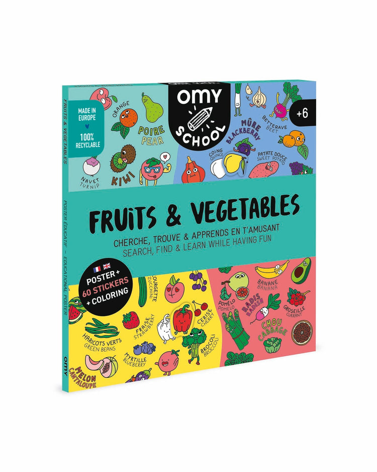 Little omy play fruits + vegetables poster