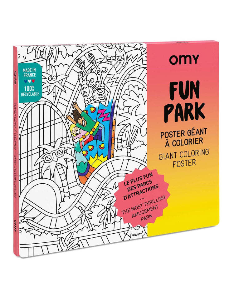 Little omy play fun park coloring poster
