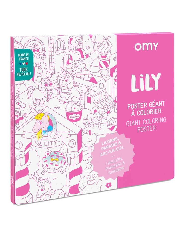 Little omy play lily unicorn giant poster