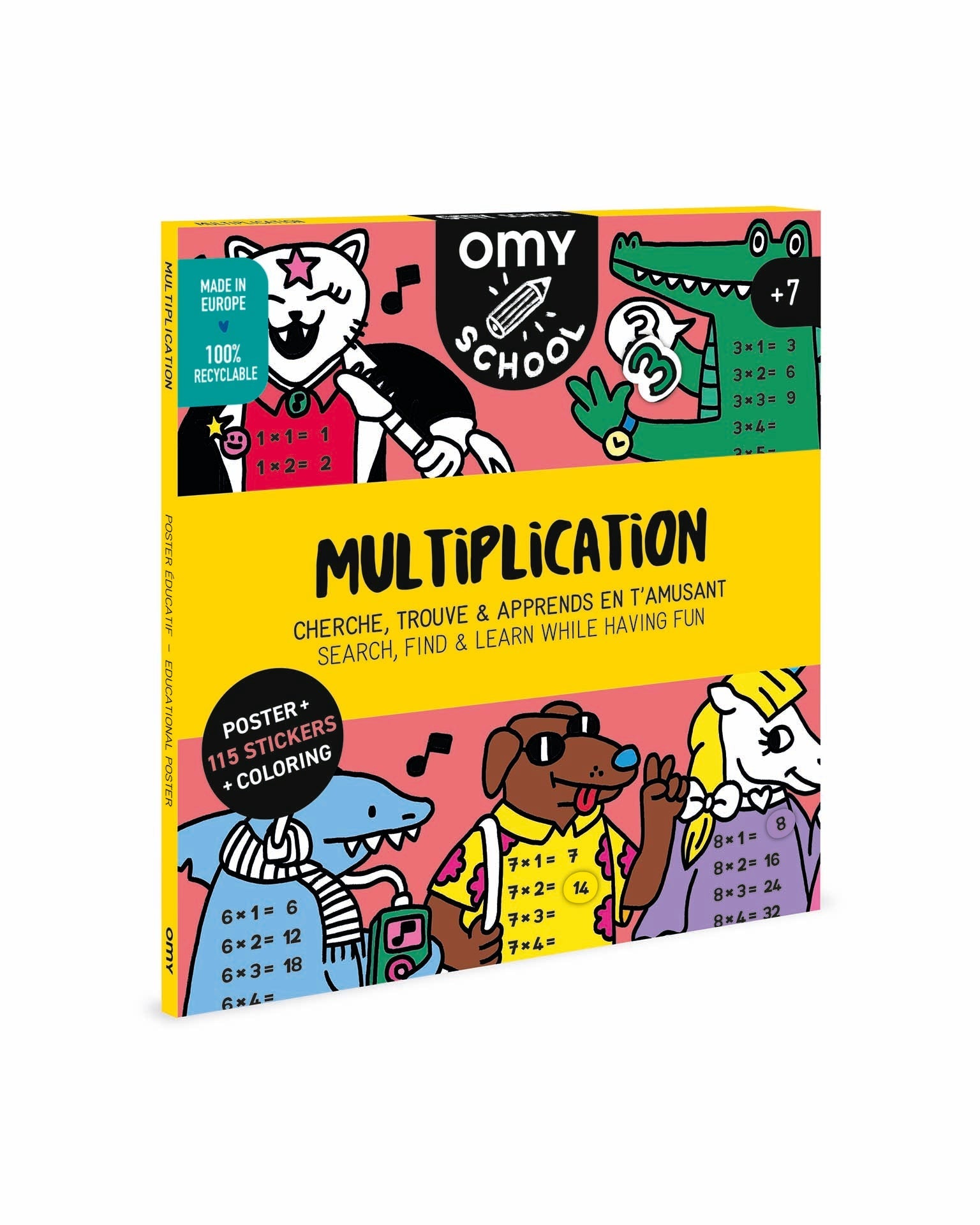 Little omy play multiplication poster