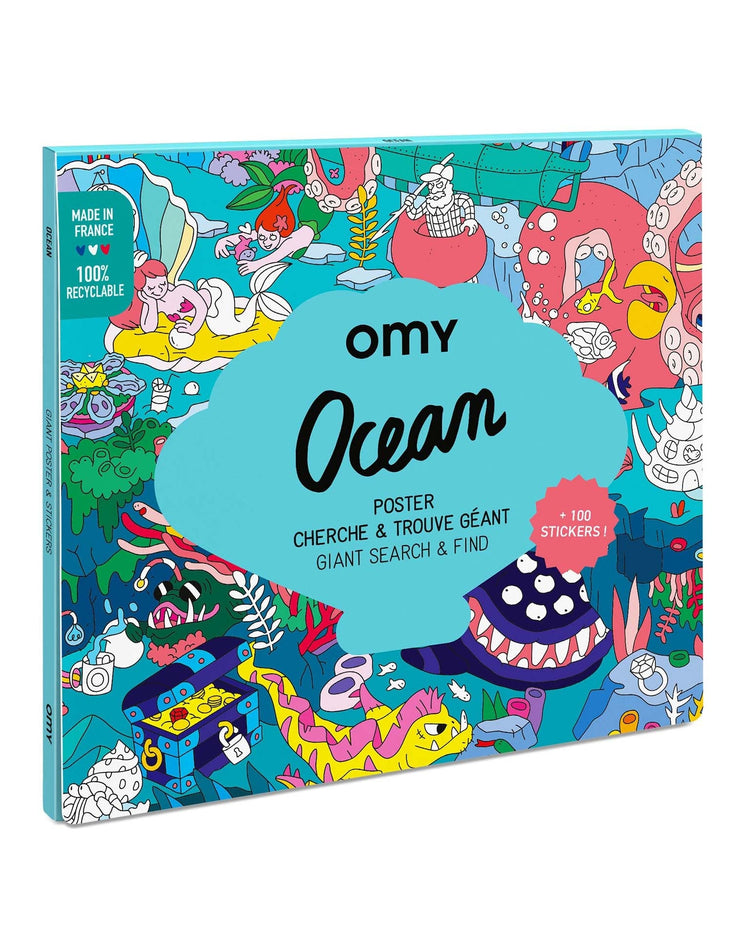 Little omy play ocean giant search + find poster