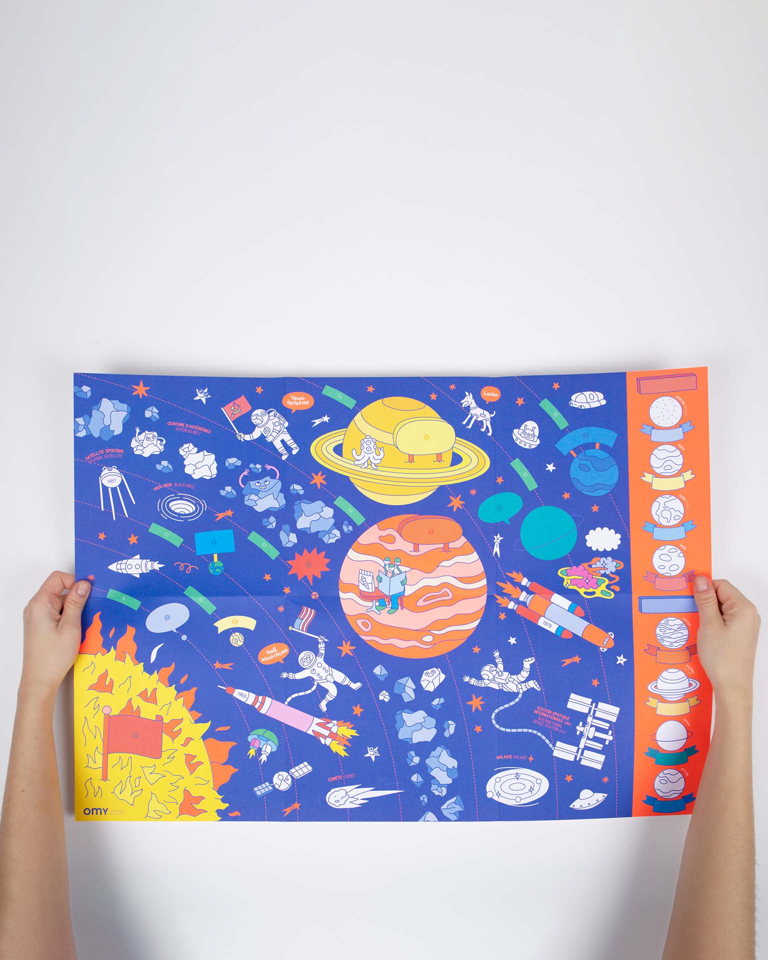 Little omy play solar system poster