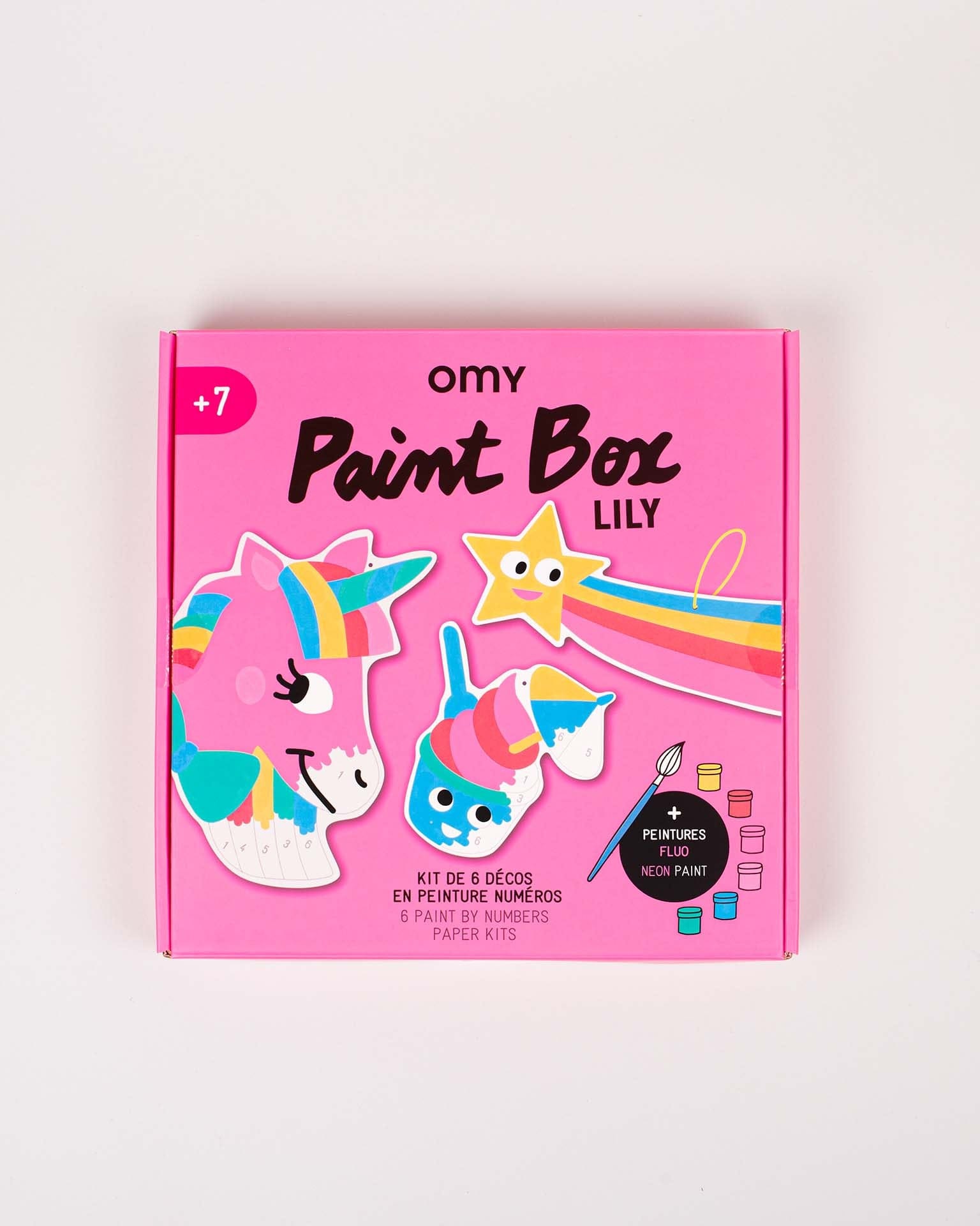 omy unicorn paint box Little