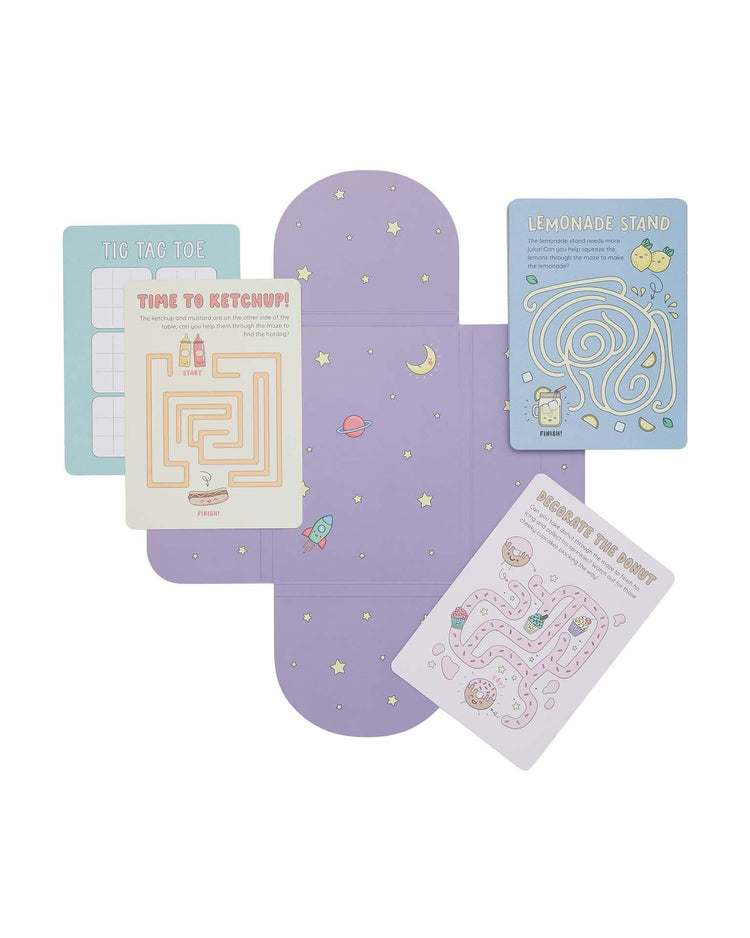 Little ooly play activity cards - mini mazes activity cards