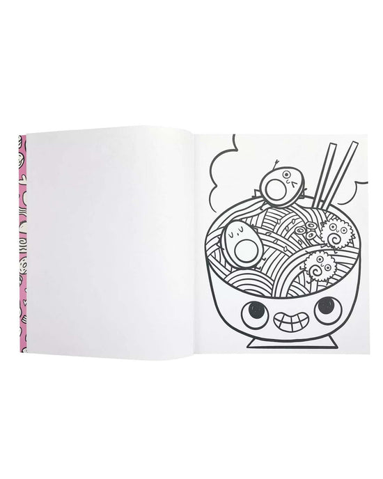 Little ooly play color-in' book coloring book happy snacks