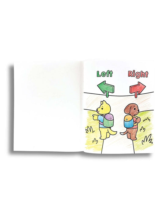 Little ooly play color-in’ book - my first opposites