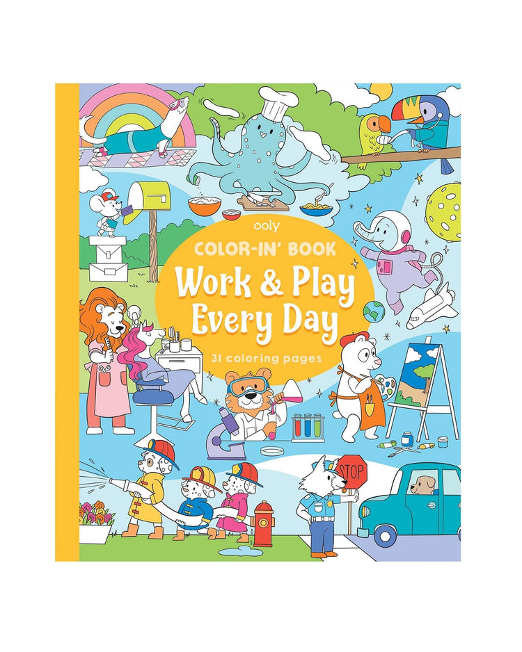 Little ooly play color-in’ books - work & play everyday