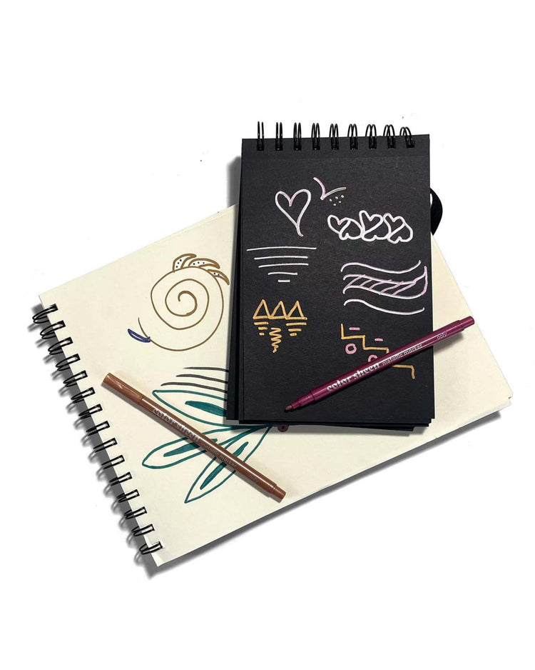 Little ooly play color sheen metalllic markers set of 12