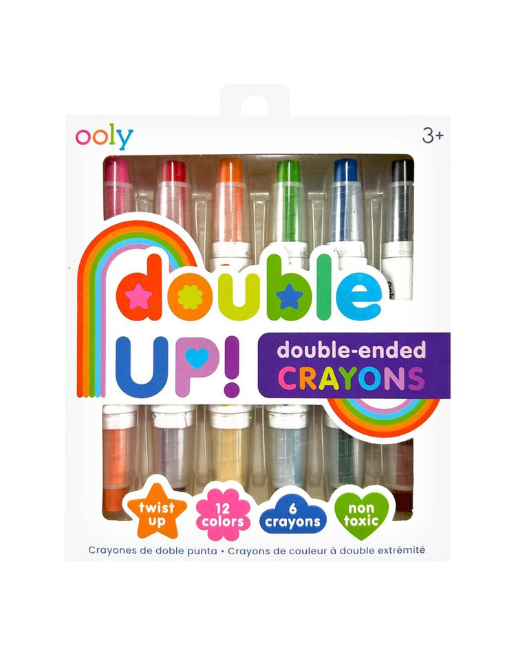 Little ooly play double up! Double-ended crayon set of 6
