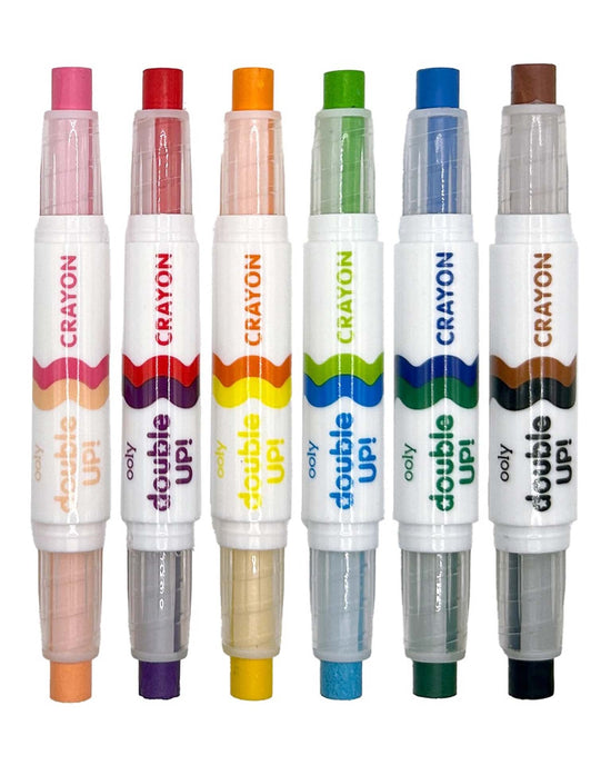 Little ooly play double up! Double-ended crayon set of 6