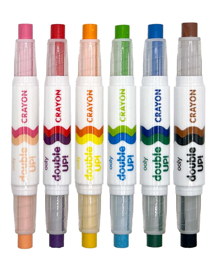 Little ooly play double up! Double-ended crayon set of 6