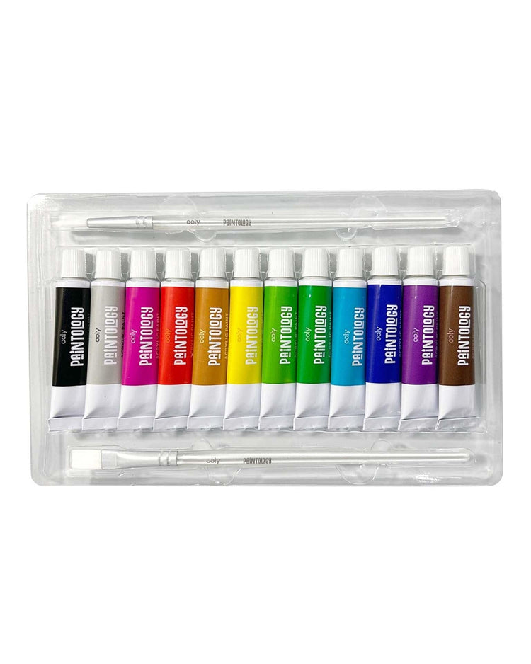 Little ooly play paintology acrylic paints set classic colors