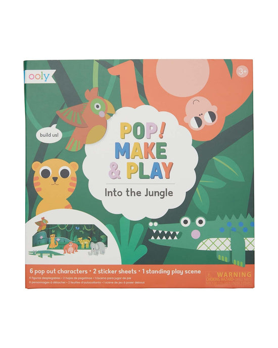 Little ooly play pop! make & play - into the jungle