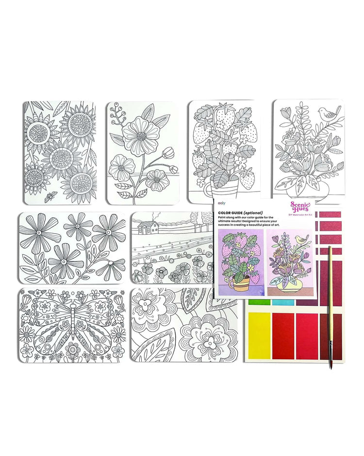 Little ooly play scenic hues - flowers and gardens