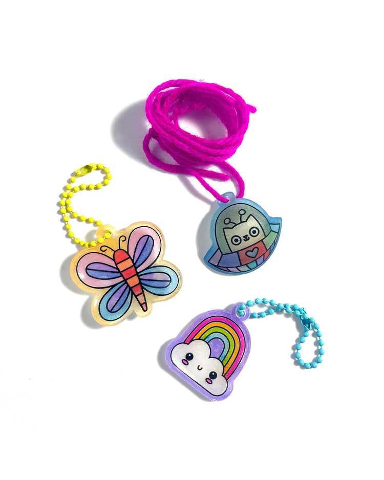 Little ooly play shrink-its diy shrink art kit - cute crew