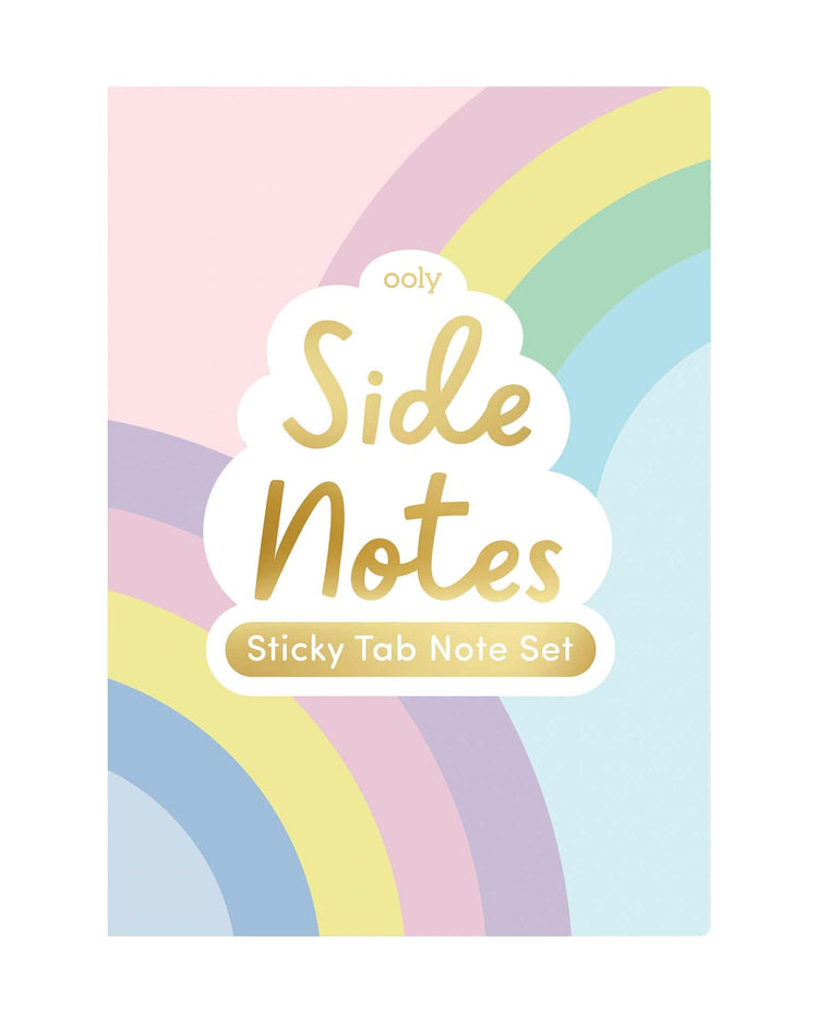 Little ooly play side notes - pastel rainbows