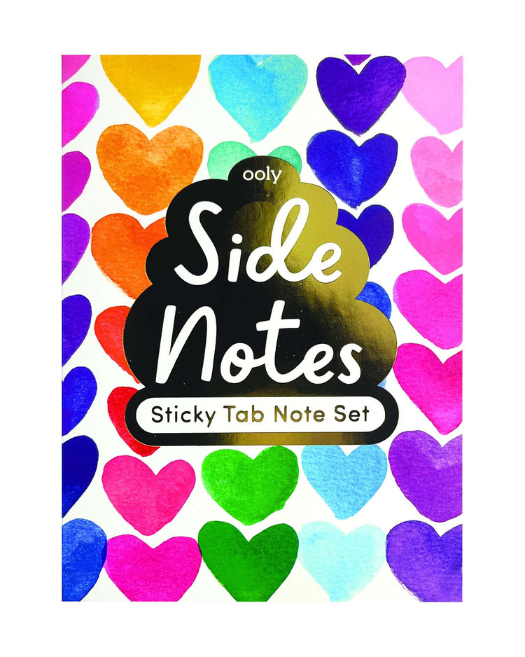 Little ooly play side notes - rainbow hearts