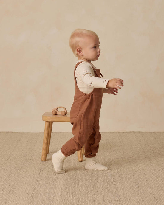 Little quincy mae baby baby overall in cedar