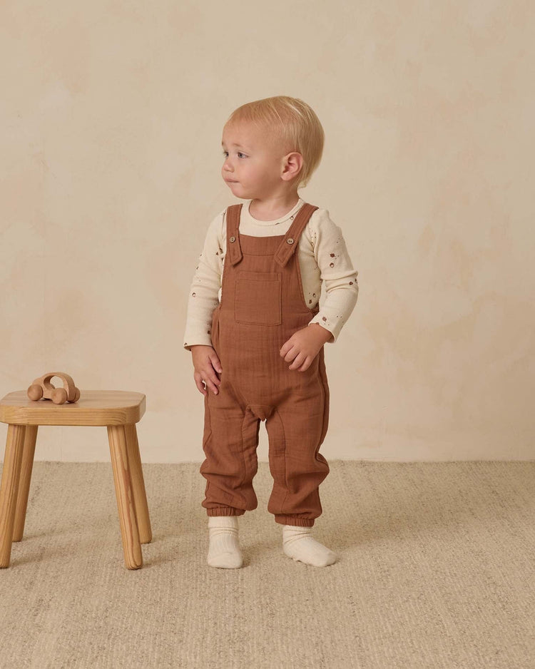 Little quincy mae baby baby overall in cedar