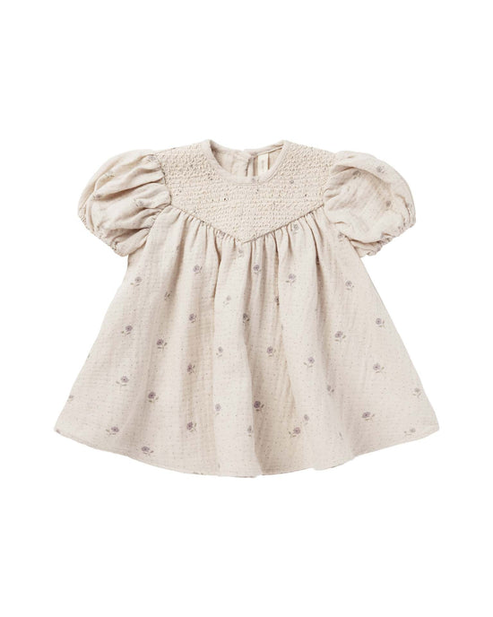 Little quincy mae baby carina dress in sweet pea